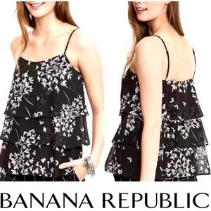 Floral Tiered Spaghetti Strap Tank from Banana Republic